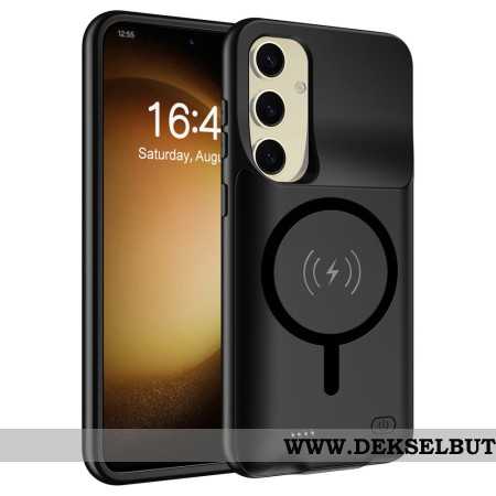 10000mah Batterideksel Til Samsung Galaxy S25. Ekstern Lader Med Magnetisk Feste