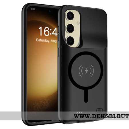 10000mah Batterideksel Til Samsung Galaxy S25 Plus Med Ekstern Lader Og Magnetisk Feste