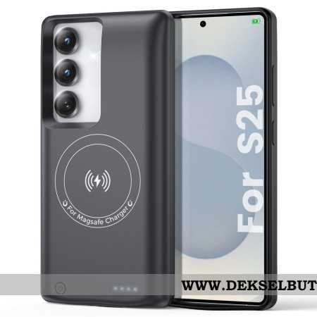 10000mah Eksternt Batterideksel For Samsung Galaxy S25 / S24 Med Magnetisk Feste