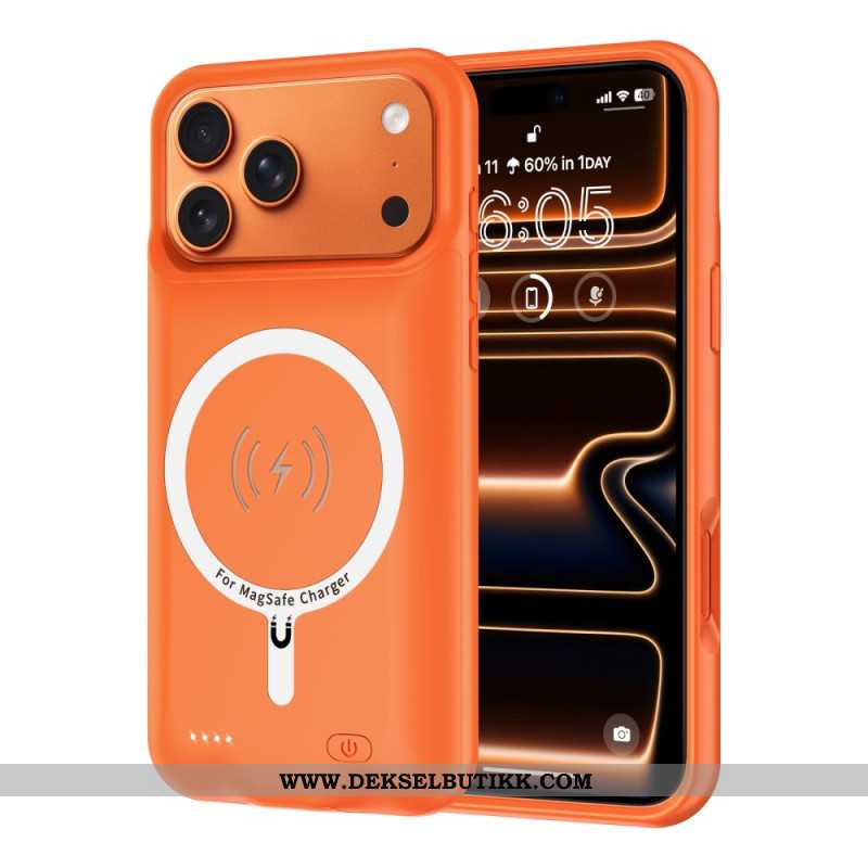 6000mah Powerbank-deksel For iPhone 17 Pro Max Med Magsafe