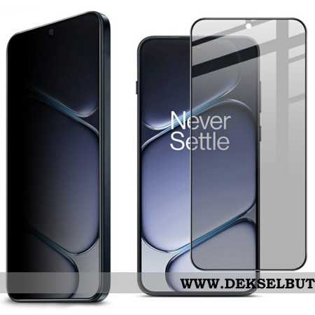 Anti-spion Skjermbeskytter I Herdet Glass For Oneplus 15r (fingeravtrykkslåsing)