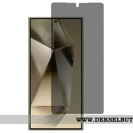 Anti-spion Skjermbeskytter I Herdet Glass For Samsung Galaxy S25 Ultra 5g