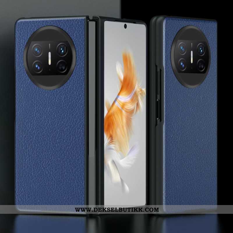 Deksel Huawei Mate X3 Litchi-skinnstil