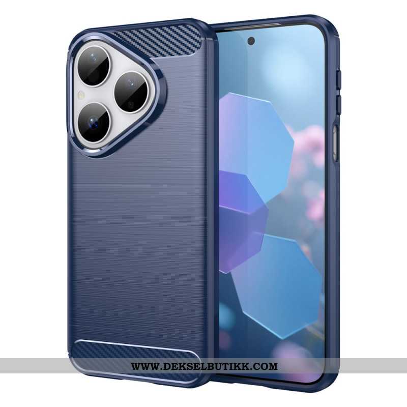 Deksel Huawei Pura 80 Børstet Karbonfiber