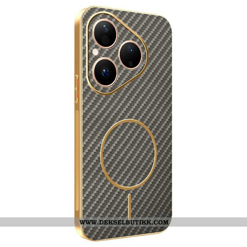 Deksel Huawei Pura 80 Karbonfibertekstur