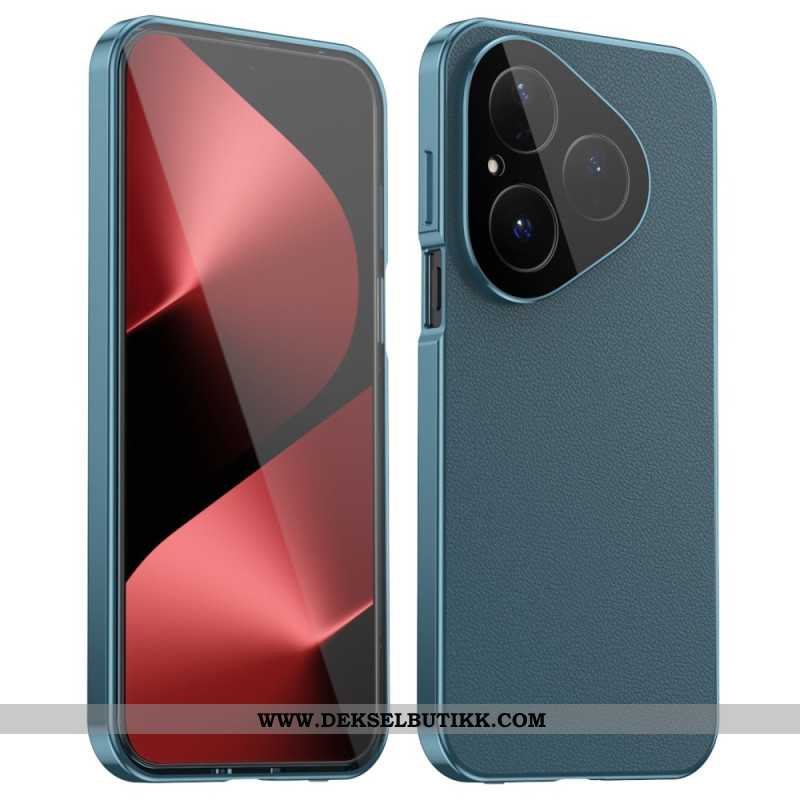 Deksel Huawei Pura 80 Mobildeksel Lærdesign Og Skjermbeskytter I Herdet Glass