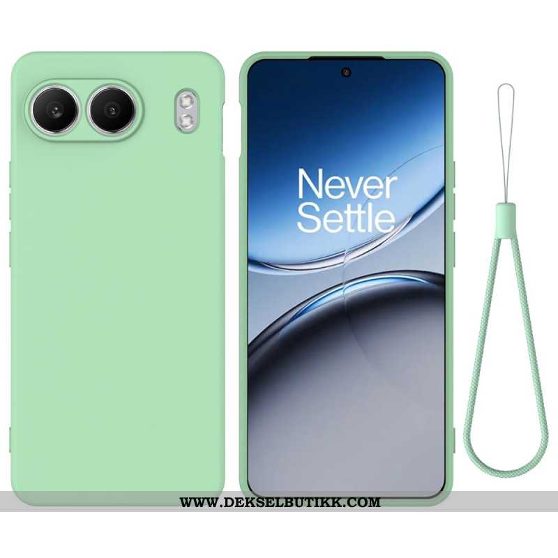 Deksel Oneplus Nord 4 Flytende Silikon Med Stropp
