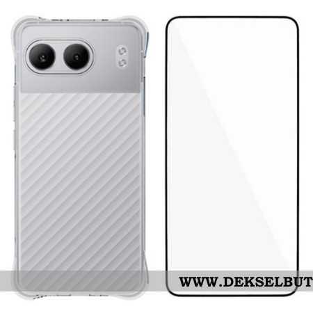 Deksel Oneplus Nord 4 Mobildeksel Forsterket Gjennomsiktig Skjermbeskytter I Herdet Glass