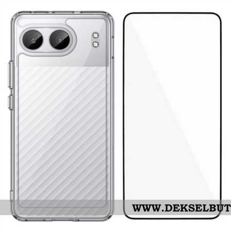 Deksel Oneplus Nord 4 Mobildeksel Gjennomsiktig Skjermbeskytter I Herdet Glass