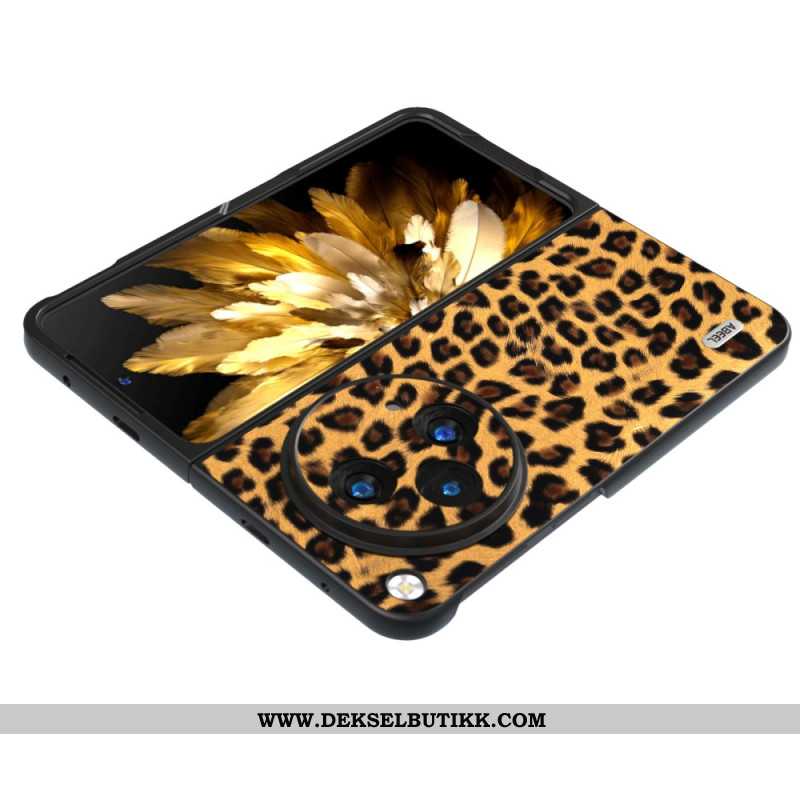 Deksel Oppo Find N3 Abeel Leopardtrykk