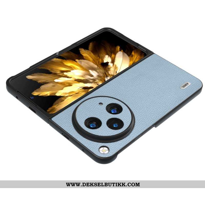 Deksel Oppo Find N3 Abeel Naturlig Litchi-skinn Beskyttelse Deksel