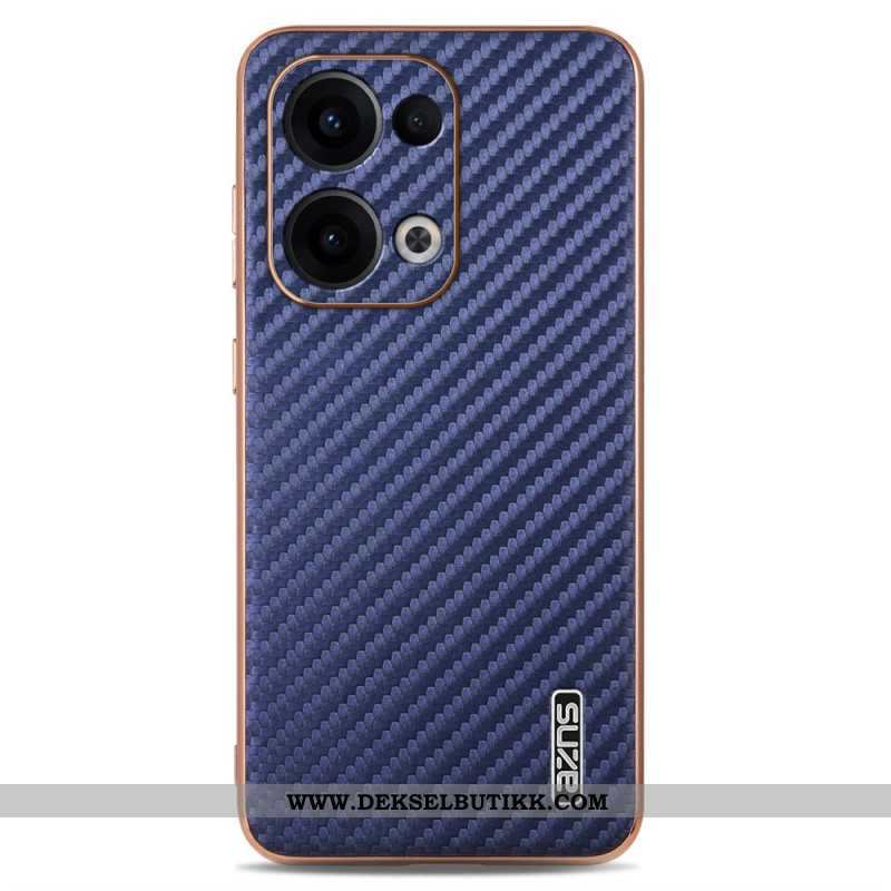 Deksel Oppo Reno 13 5g Børstet Karbonfiber Azns