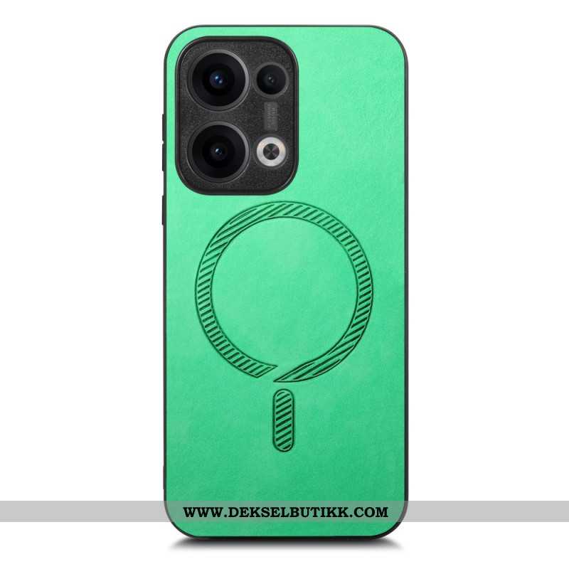 Deksel Oppo Reno 13 5g Magsafe-kompatibelt Lærimitasjon