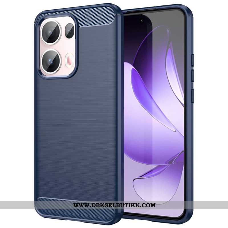 Deksel Oppo Reno 13 Pro 5g Mobildeksel Børstet Karbonfiber