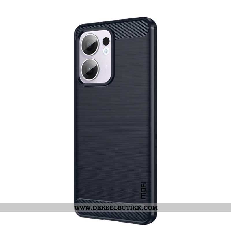 Deksel Oppo Reno 13f 4g / 5g / 13 Fs 5g Børstet Karbonfiber Fiber