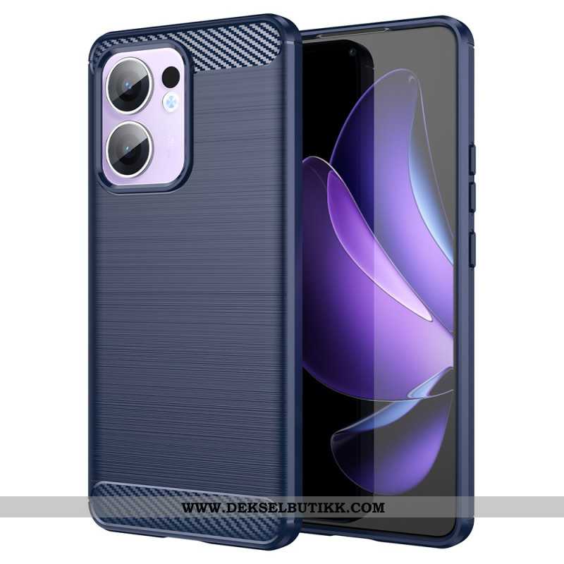 Deksel Oppo Reno 13f 4g / 5g / 13 Fs 5g Børstet Karbonfiber