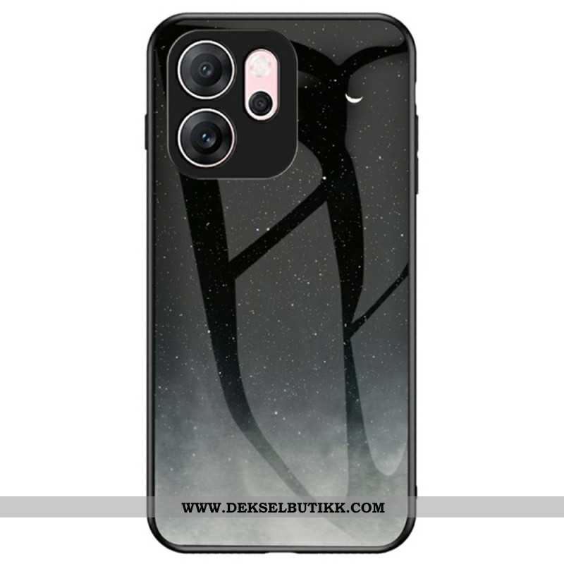 Deksel Oppo Reno 14f 5g Himmelsk Herdet Glass Beskyttelse Deksel