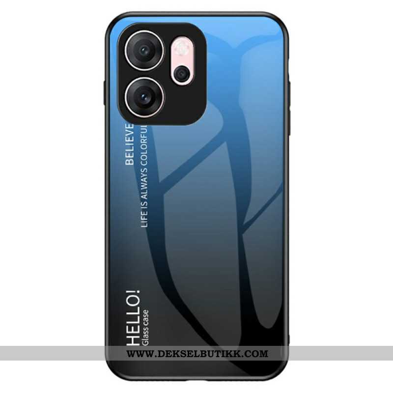 Deksel Oppo Reno 14f 5g Mobildeksel Hello Herdet Glass
