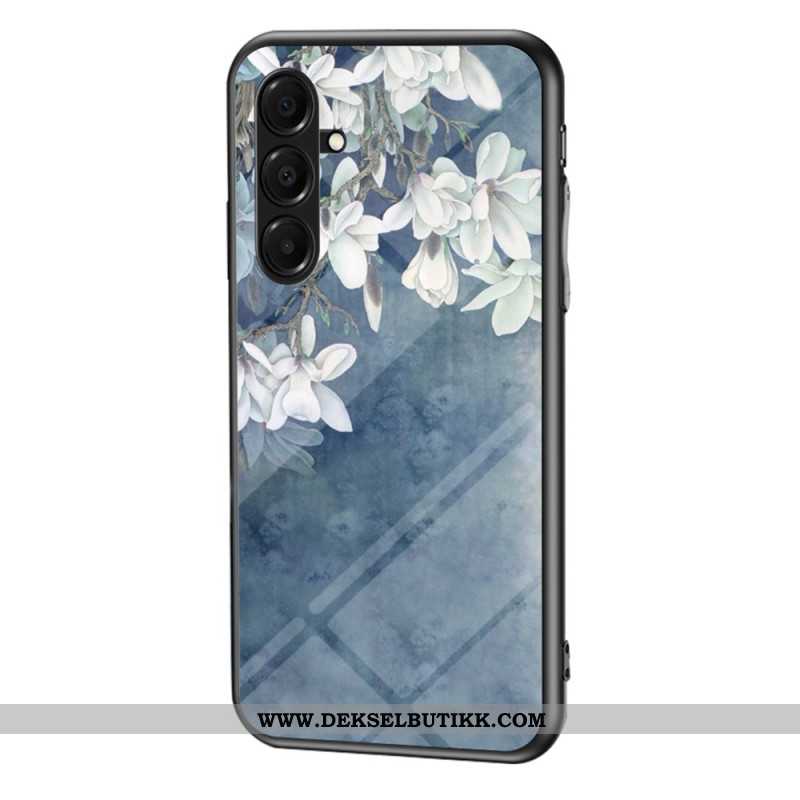 Deksel Samsung Galaxy A17 4g / 5g Blomster I Herdet Glass