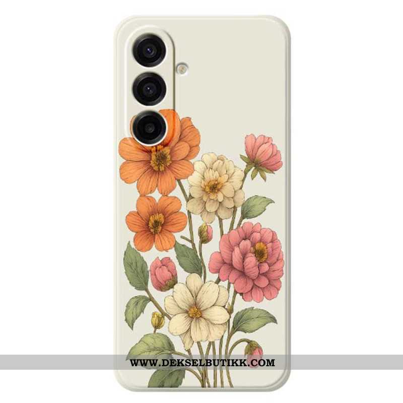 Deksel Samsung Galaxy A17 4g / 5g Blomstermønster Beskyttelse Deksel