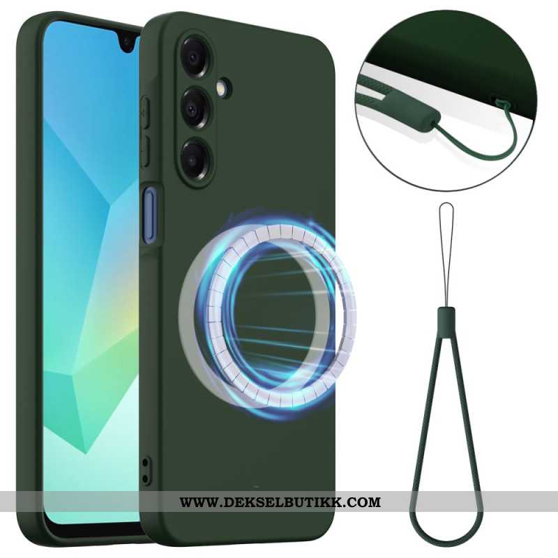 Deksel Samsung Galaxy A17 4g / 5g Fleksibel Og Snor Beskyttelse Deksel