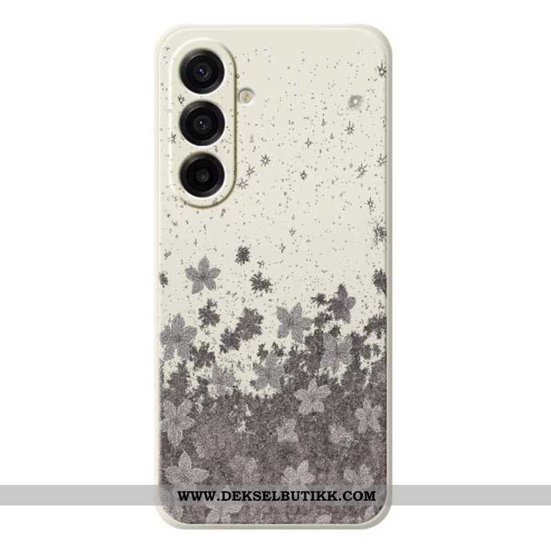 Deksel Samsung Galaxy A17 4g / 5g Grå Blomster