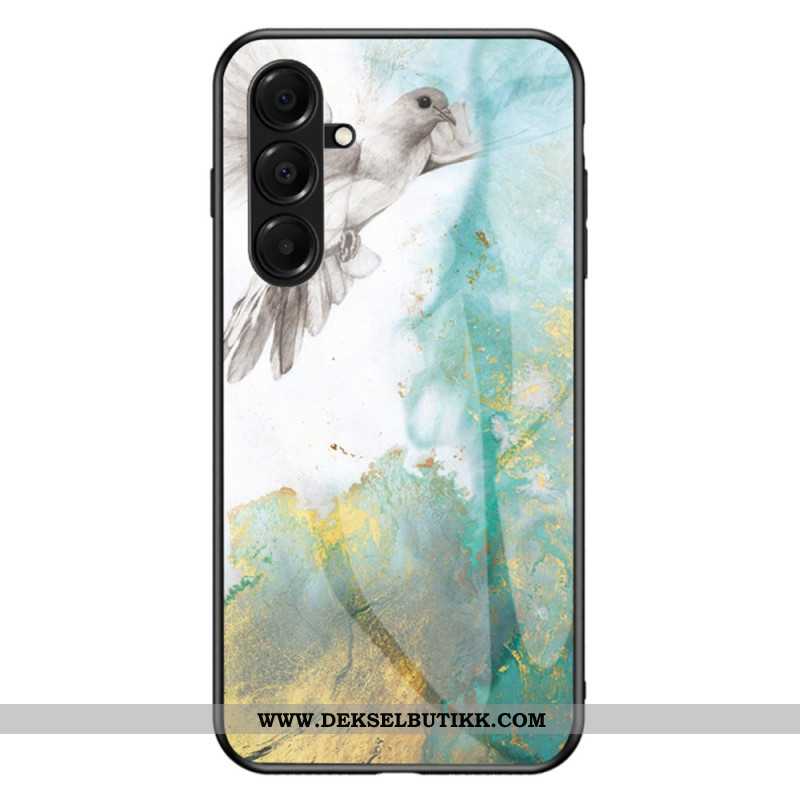 Deksel Samsung Galaxy A17 4g / 5g Herdet Glass Marmor