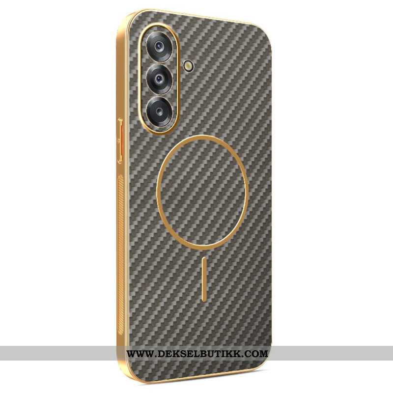 Deksel Samsung Galaxy A17 4g / 5g Mobildeksel Magnetisk Karbonfibertekstur