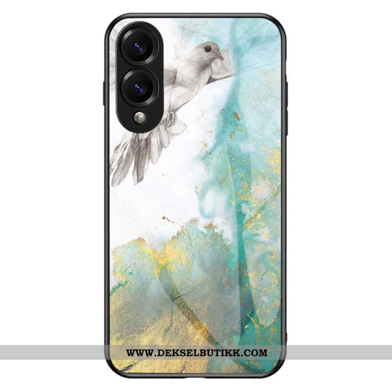 Deksel Samsung Galaxy S25 5g Edge Herdet Marmorglass