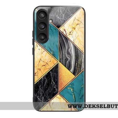 Deksel Samsung Galaxy S25 5g Farget Marmor Herdet Glass