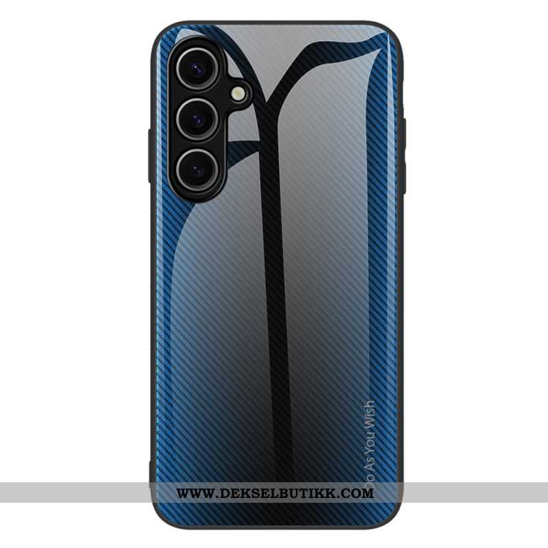Deksel Samsung Galaxy S25 5g Herdet Glass Karbonfiber