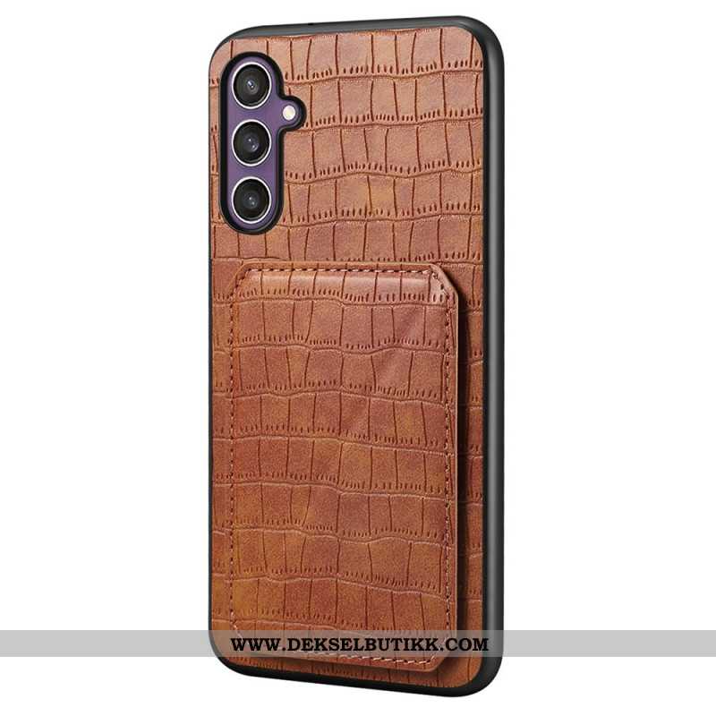 Deksel Samsung Galaxy S25 5g Mobildeksel Kortholder Med Krokodilletekstur
