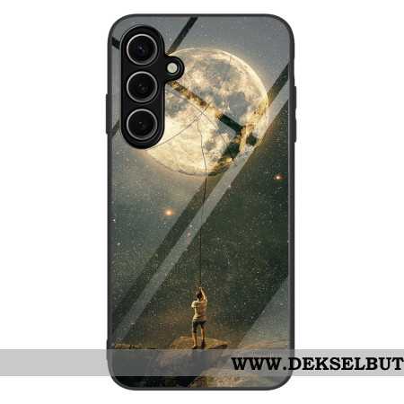 Deksel Samsung Galaxy S25 5g Månemønster Herdet Glass Beskyttelse Deksel