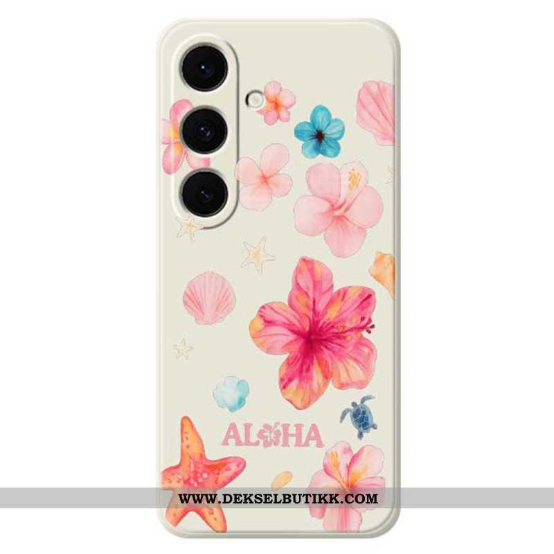 Deksel Samsung Galaxy S25 Fe Blomstersilikon