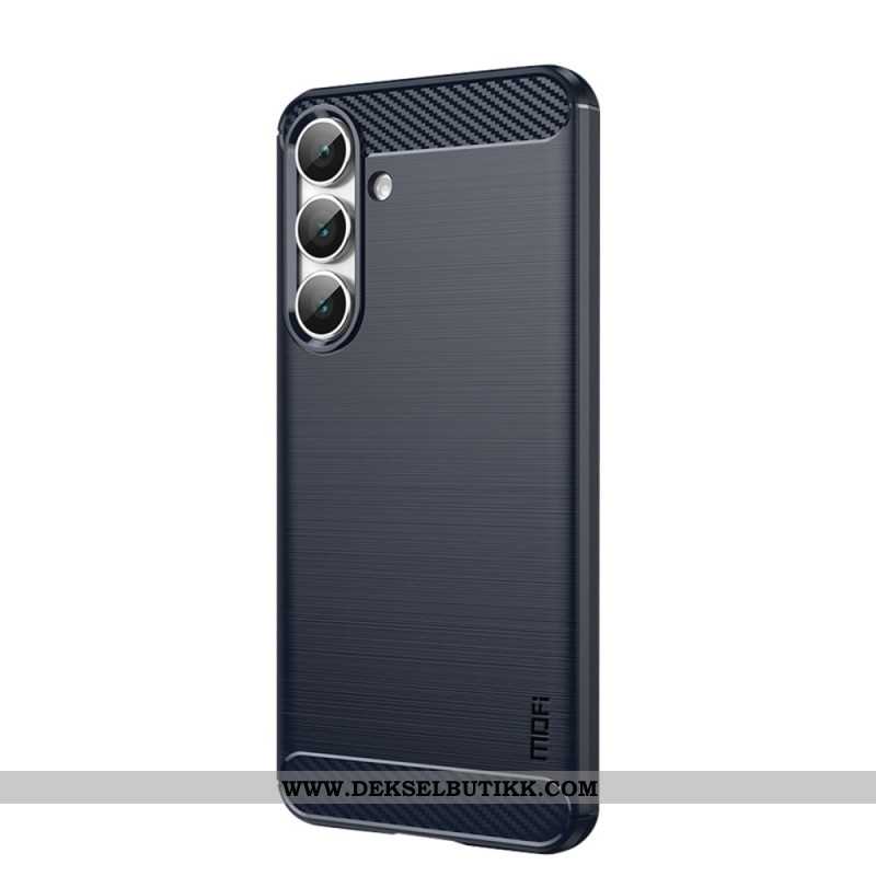 Deksel Samsung Galaxy S25 Fe Børstet Karbonfiber Beskyttelse Deksel