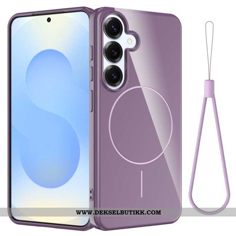Deksel Samsung Galaxy S25 Fe Kompatibel Med Magsafe Med Håndleddsstropp Beskyttelse Deksel