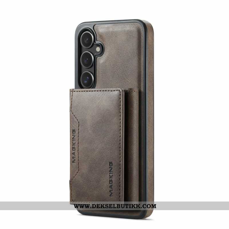 Deksel Samsung Galaxy S25 Fe Magsafe-kompatibel Magking Avtakbar Lommebok
