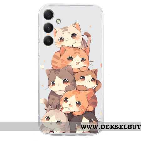 Deksel Samsung Galaxy S25 Fe Mobildeksel Haug Med Kattunger