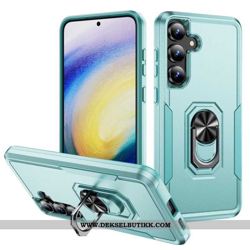 Deksel Samsung Galaxy S25 Fe Ringholder Med Metalleffekt