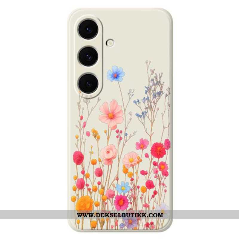 Deksel Samsung Galaxy S25 Fe Villblomstsilikon
