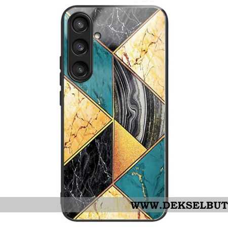 Deksel Samsung Galaxy S25 Plus 5g Farget Marmor I Herdet Glass
