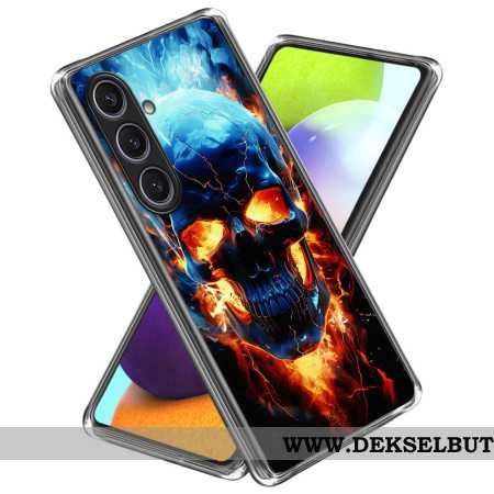 Deksel Samsung Galaxy S25 Plus 5g Flammende Hodeskalle