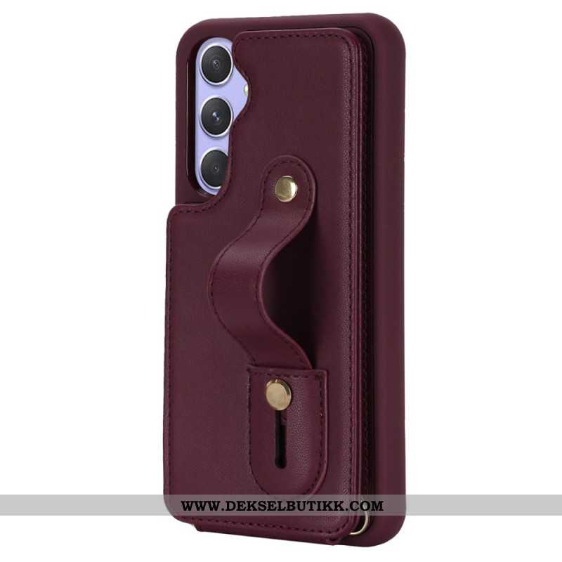 Deksel Samsung Galaxy S25 Plus 5g Kortholder Og Stropp