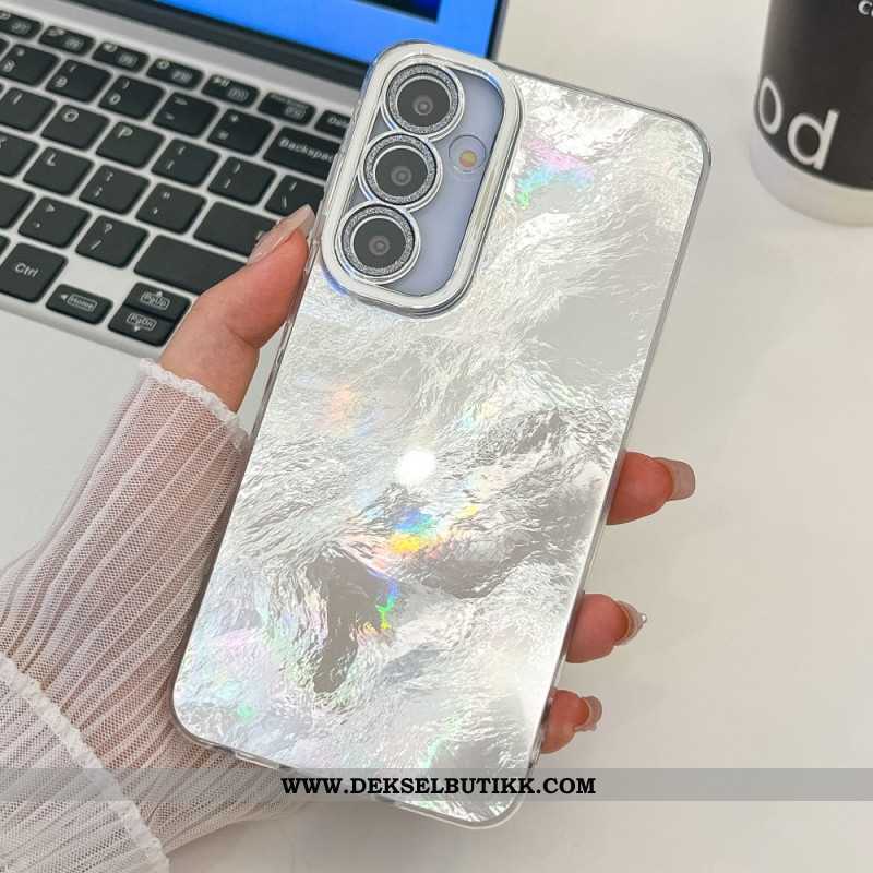 Deksel Samsung Galaxy S25 Plus 5g Mobildeksel Metallisk Effektvariasjon Med Linsebeskytter