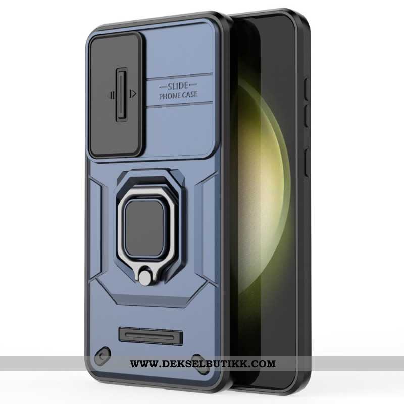 Deksel Samsung Galaxy S25 Plus 5g Mobildeksel Slitesterk Ring Med Linsebeskytter