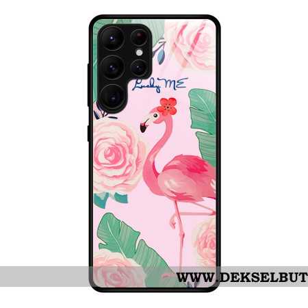Deksel Samsung Galaxy S25 Ultra 5g Flamingo I Herdet Glass