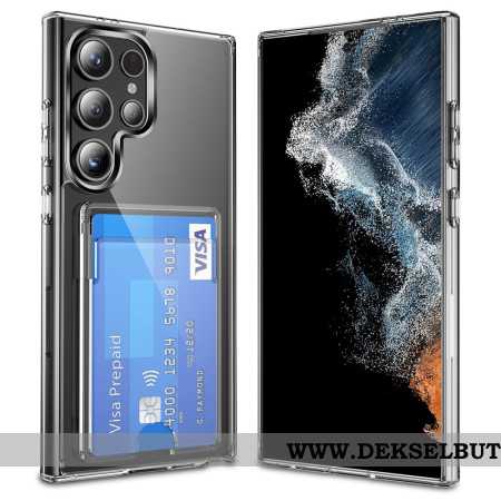 Deksel Samsung Galaxy S25 Ultra 5g Gjennomsiktig Med Kortholder
