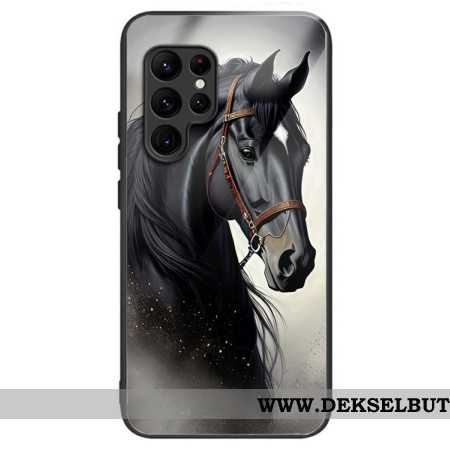 Deksel Samsung Galaxy S25 Ultra 5g Grå Hest I Herdet Glass