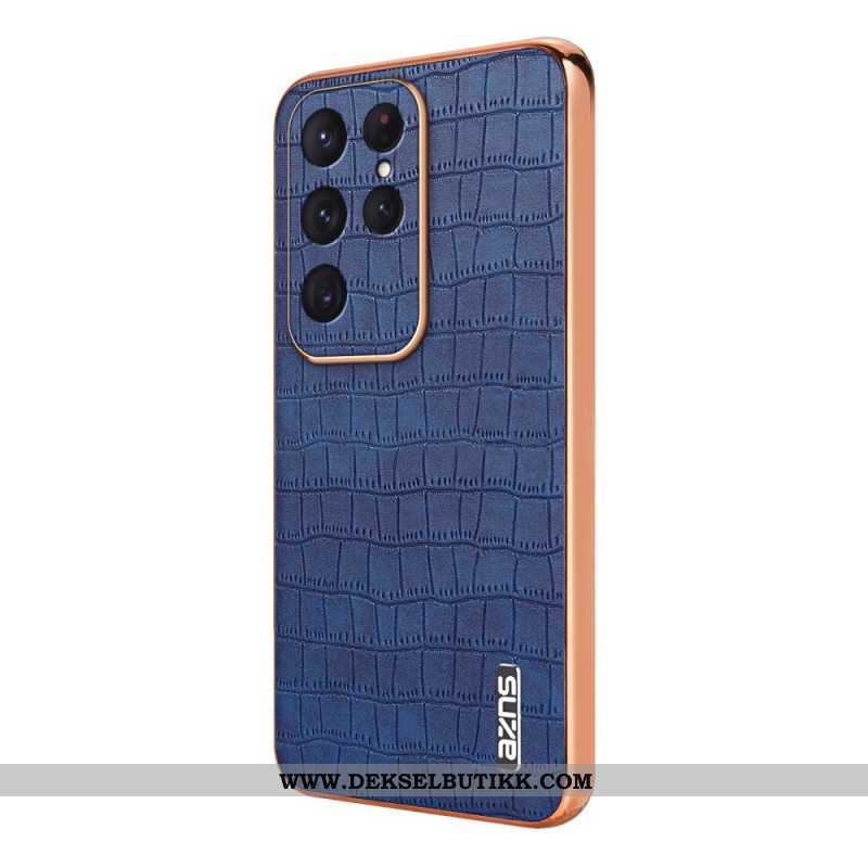 Deksel Samsung Galaxy S25 Ultra 5g Krokodilleeffekt Azns Beskyttelse Deksel