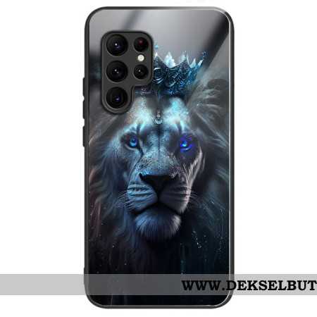 Deksel Samsung Galaxy S25 Ultra 5g Med Kronet Løvedesign Beskyttelse Deksel